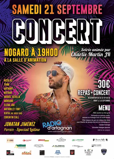 Repas-Concert de  Radio d’Artagnan