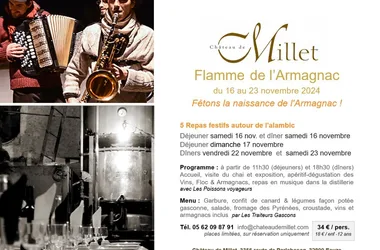 Distillation au Chateau Millet