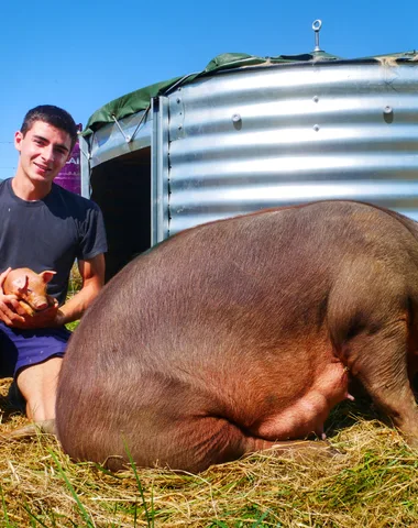 Visite de la Ferme du Péré