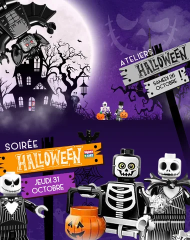 Soirée Halloween chez Bricks 4 Kidz