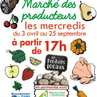 Marché des producteurs de Rochefort-du-Gard