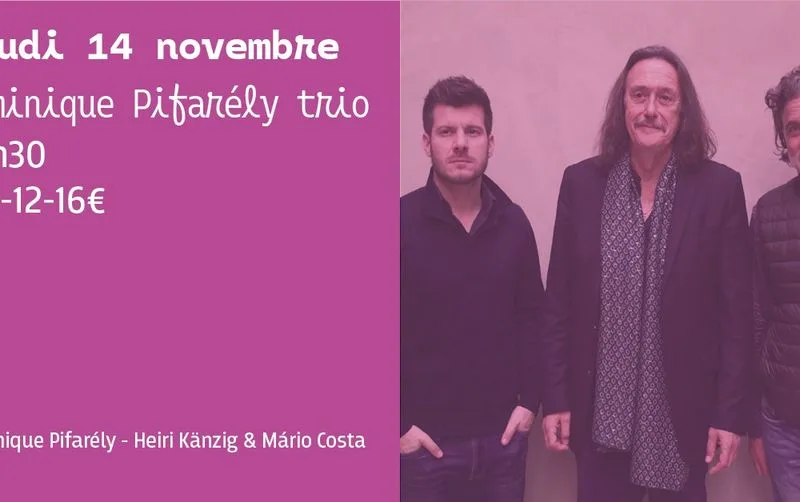 Dominique Pifarély trio feat. Mário Costa et Heiri Känzig