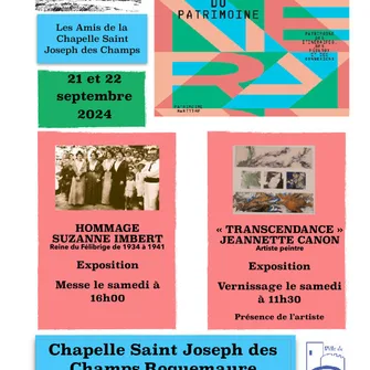 Les Journées européennes du Patrimoine à la chapelle Saint-Joseph des Champs