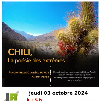 Films documentaires débats “Chili, la poésie des extrêmes”