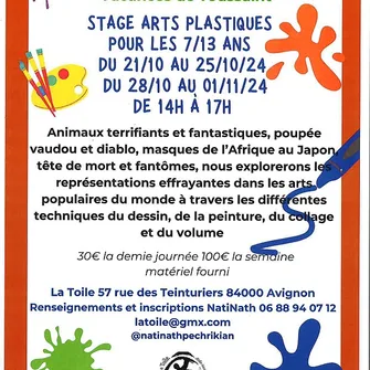 Fais-moi peur – stages artistiques jeune public