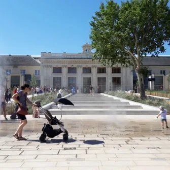 Visite guidée Aménagements du bâtiment voyageur et du parvis de la gare centre