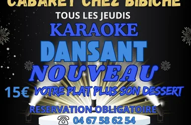 NOUVEAU : KARAOKÉ DANSANT CHEZ BIBICHE