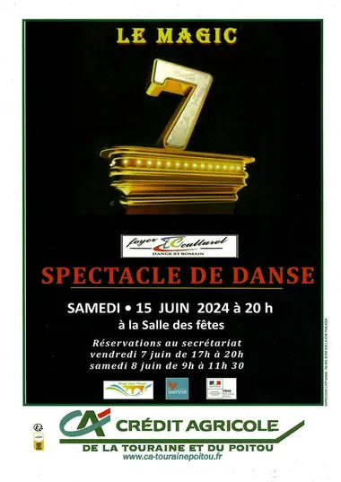 SPECTACLE DE DANSE “LE MAGIC” – SAMEDI 15 JUIN 2024