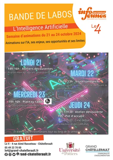 Semaine d’animations sur l’Intelligence Artificielle