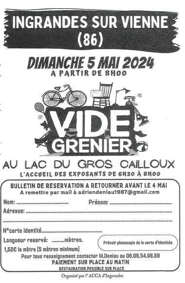 VIDE-GRENIER à Ingrandes