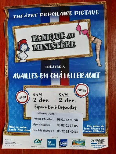 Théâtre: panique au ministère