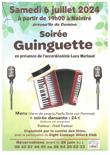 Soirée guinguette