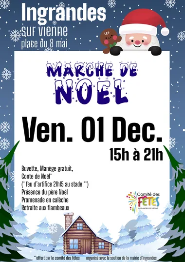 9ème Marché de Noël avec conte pyrotechnique !