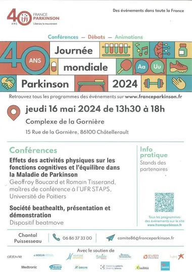 Journée Mondiale France Parkinson en Vienne