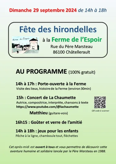 fête des hirondelles