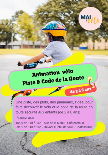 Animation vélo / Piste et code de la route