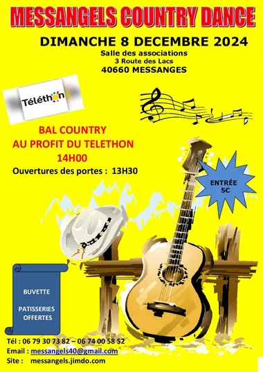 Bal Country au profit du Téléthon