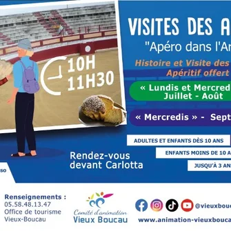 Visite guidée des arènes “Apéro dans les arènes”