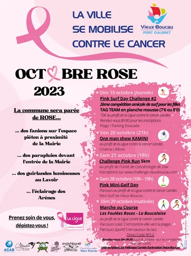 Octobre rose / Challenge Pink Run