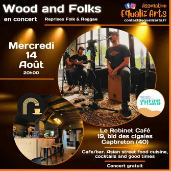 Le Robinet Café – Concert Wood and Folks