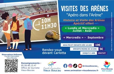 Visite guidée des arènes “Apéro dans les arènes”