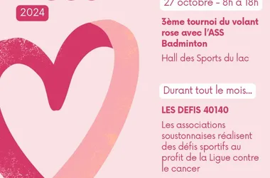 Soustons mobilisée pour Octobre Rose