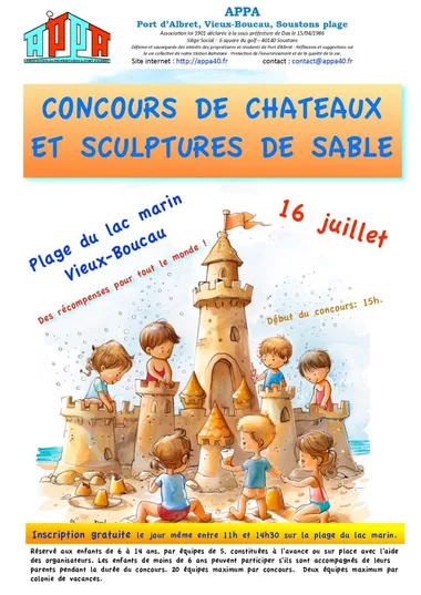 Concours de Châteaux et Sculptures de Sable
