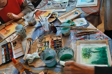 Atelier initiation à l’aquarelle avec nathalie