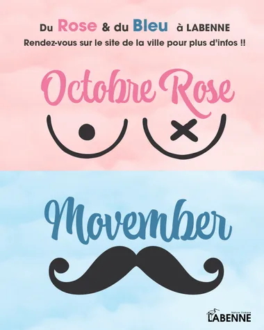 Inauguration Octobre Rose et Movember à Labenne