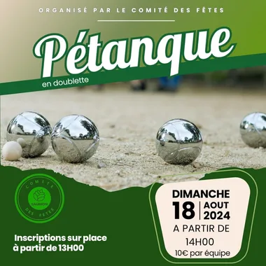 Concours de pétanque