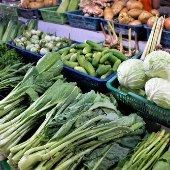 Le petit marché alimentaire