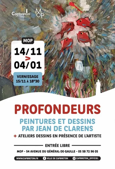 Exposition “Profondeurs” : Ateliers de dessins animés