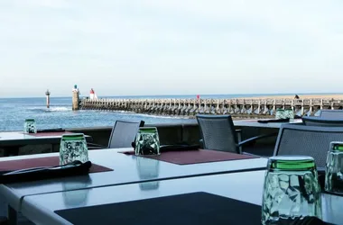 Brasserie l’Estacade, vue sur l’océan