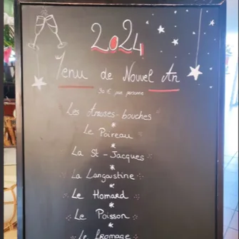 Pour le Nouvel an la table de p’tit Ju, repasse en mode restaurant !