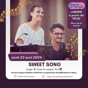 SWEET SONG au marché du terroir de Labenne