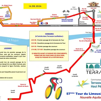 Tour du Limousin 2024 – Etape Terrasson-Lavilledieu