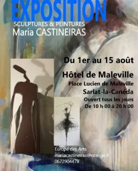 Exposition peinture et sculpture : Maria CASTINEIRAS