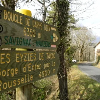 Balade de la biodiversité : Boucle de Carpe Diem n° 22 / Les Eyzies (Manaurie)