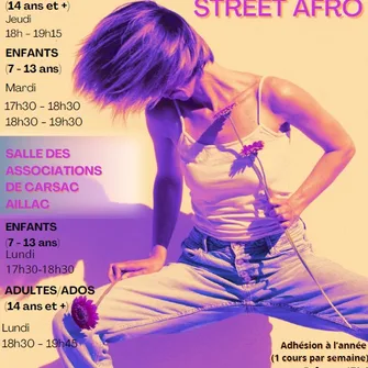 Atelier de Danse Street Afro à Carsac – Enfants (7 à 13 ans)