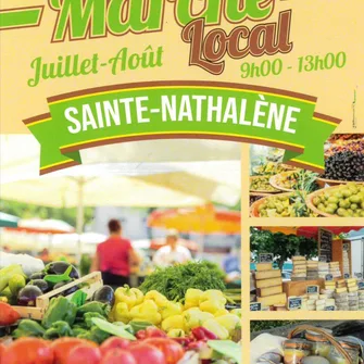 Marché local de Sainte-Nathalène