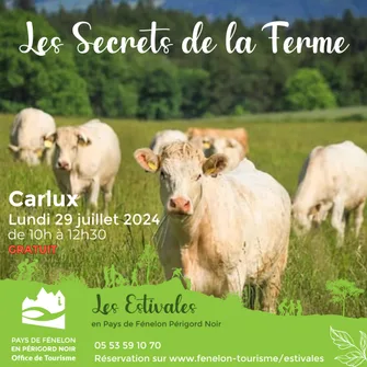 LES ESTIVALES : Les secrets de la ferme – Carlux