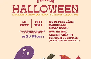 Venez fêter Halloween avec le Bugatsou