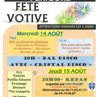 Fête Votive à Villefranche du Périgord