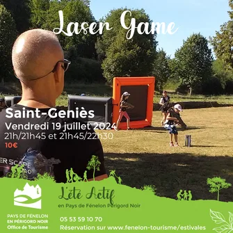 ÉTÉ ACTIF : Laser Game en plein air à Saint-Geniès