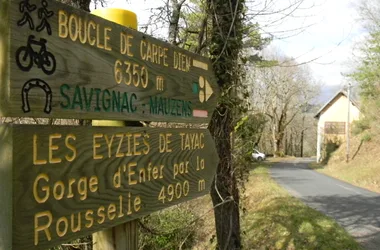 Balade de la biodiversité : Boucle de Carpe Diem n° 22 / Les Eyzies (Manaurie)