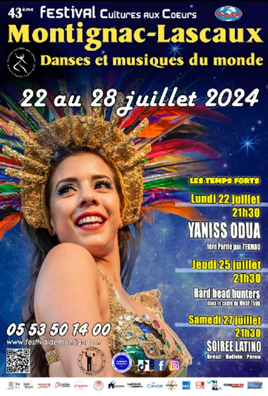 43ème Festival Cultures aux Coeurs à Montignac-Lascaux