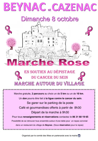 Marche dans le cadre d’Octobre Rose