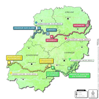 Tour du Limousin 2024 – Etape Terrasson-Lavilledieu