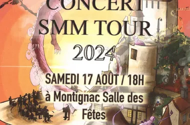 Concert SMM Tour 2024 à Montignac-Lascaux – Musique et danse