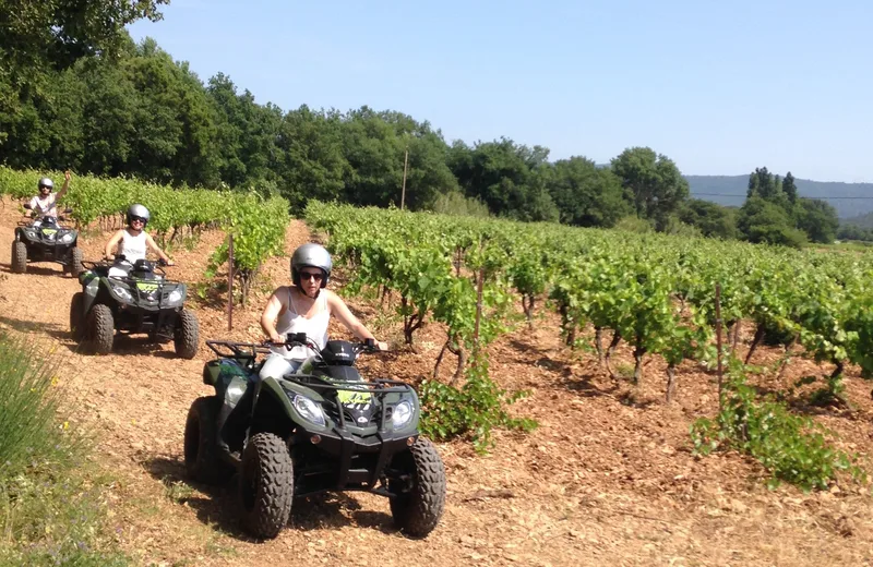 Quad ride and wine tasting in Pierrefeu-du-Var